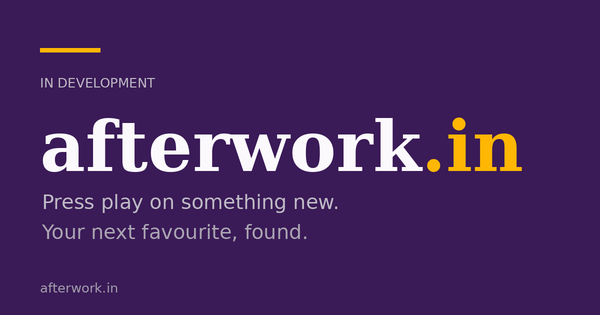 Link preview image for afterwork.in